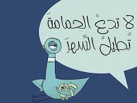 لا تدع الحمامة تطيل السهر .