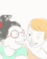 Lily noue ses lacets